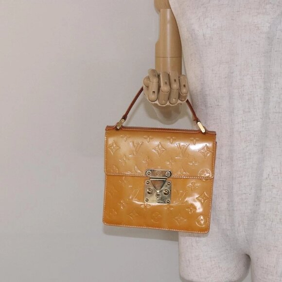 LOUIS VUITTON Vernis Spring Street Hand Bag Marshmallow Pink - Picture 1 of 16
